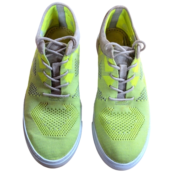 Clarks Somerset Glove Glitter Neon Green Sneakers Size 8.5 - Picture 4 of 12